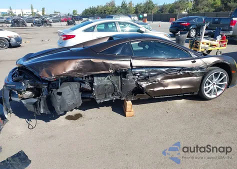 2018 Mclaren 570S из США, поврежденный, VIN SBM13FAA5JW004086